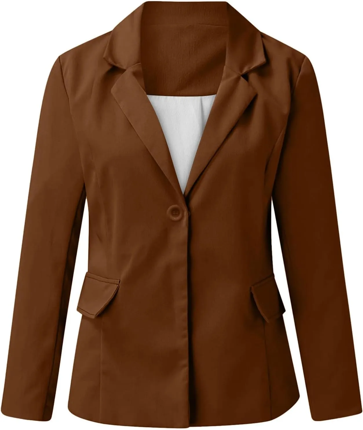 Womens Blazer Dresses Midi Length,Casual Solid Color Suit Jacket Lapel Keep Warm and Slim Blazers Casual Plus Size