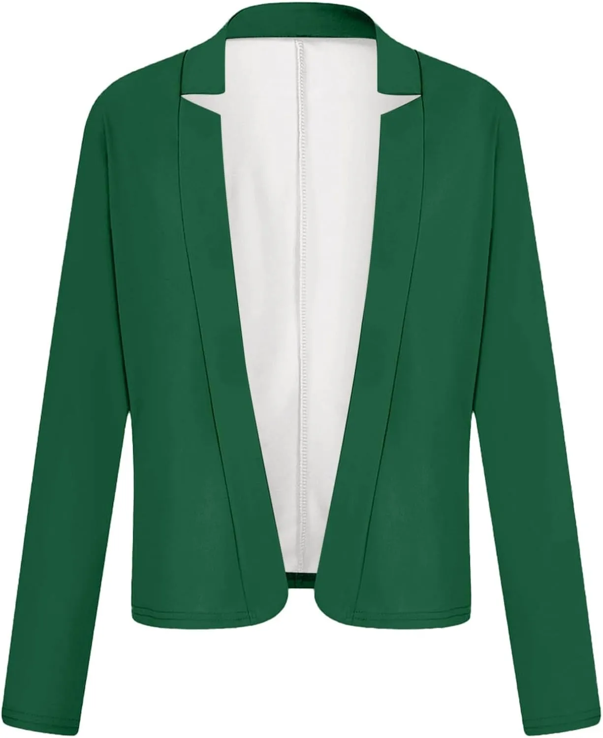 Womens Blazer Jackets 2024 Fall Fashion Open Front Cardigan Blazers Business Casual Long Sleeve Dressy Suit Work Coat