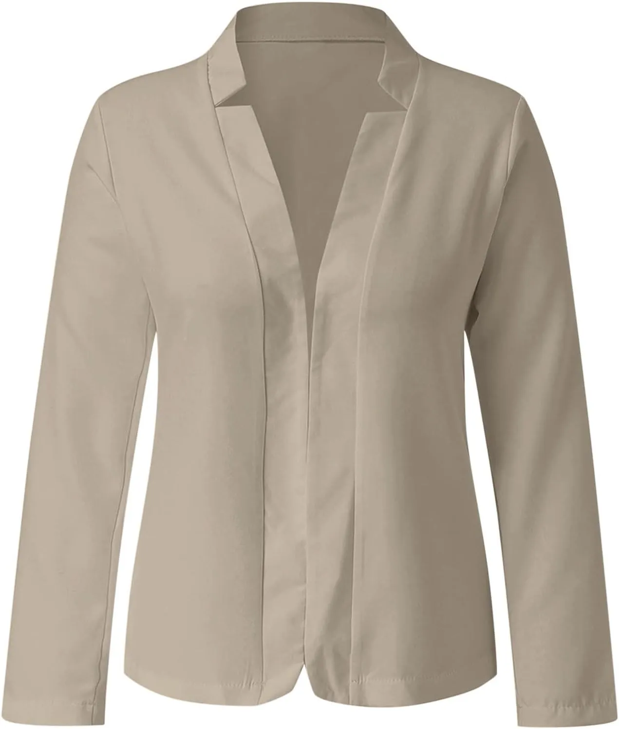 Womens Blazer Jackets 2024 Fall Fashion Open Front Cardigan Blazers Business Casual Long Sleeve Dressy Suit Work Coat