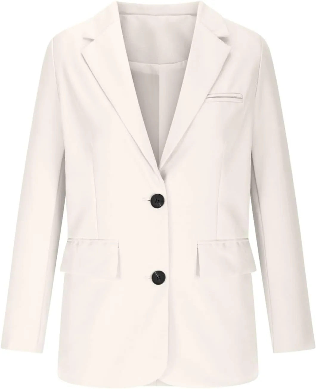 Womens Blazers Dressy Casual Long Sleeve Button Open Front Suit Jackets Work Office Blazers Jacket Trendy Clothes