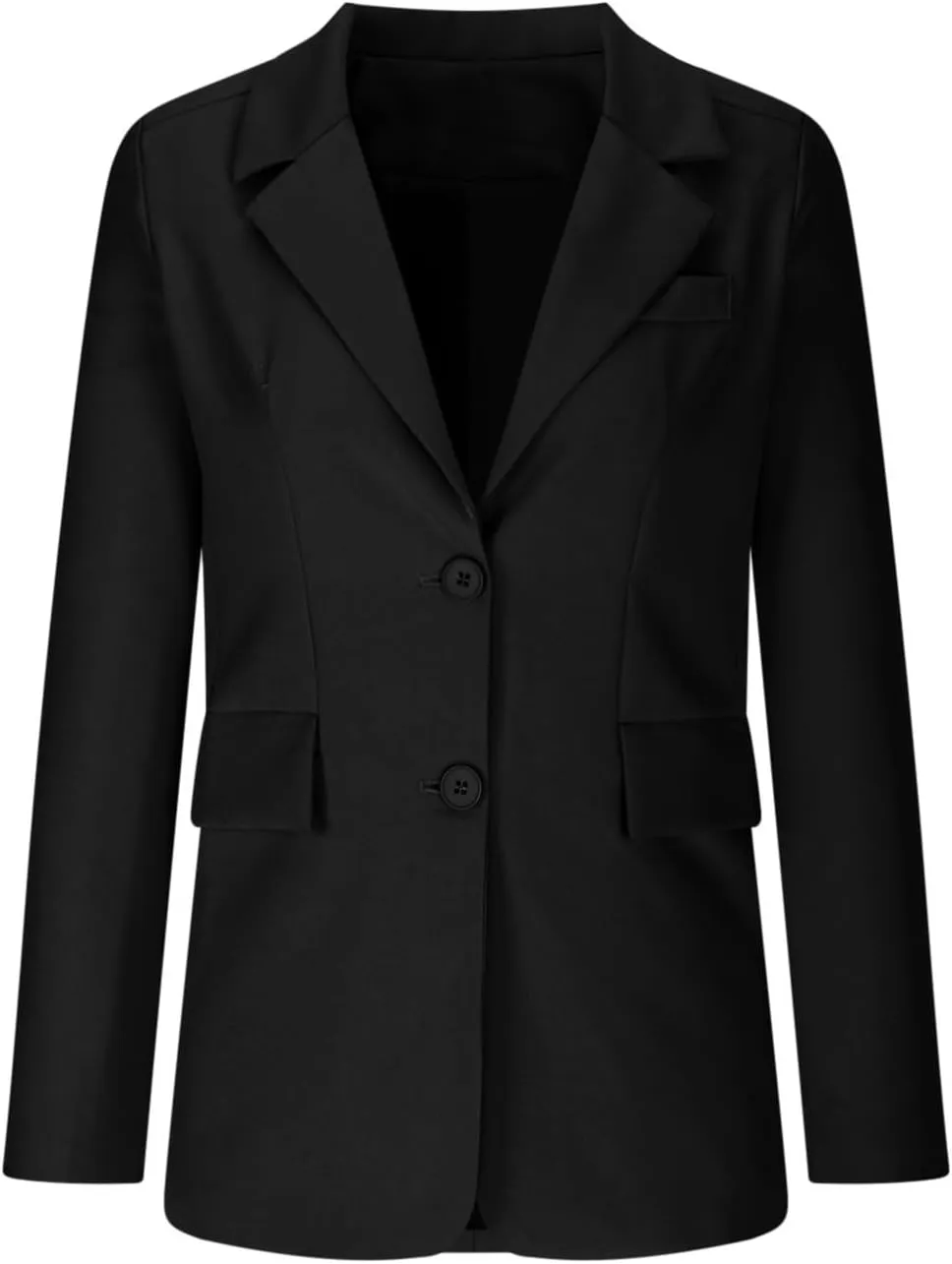Womens Bussiness Casual Blazers with Shoulder Pads Fall Fashion Open Front Long Sleeve Work Office Oversized Blazer