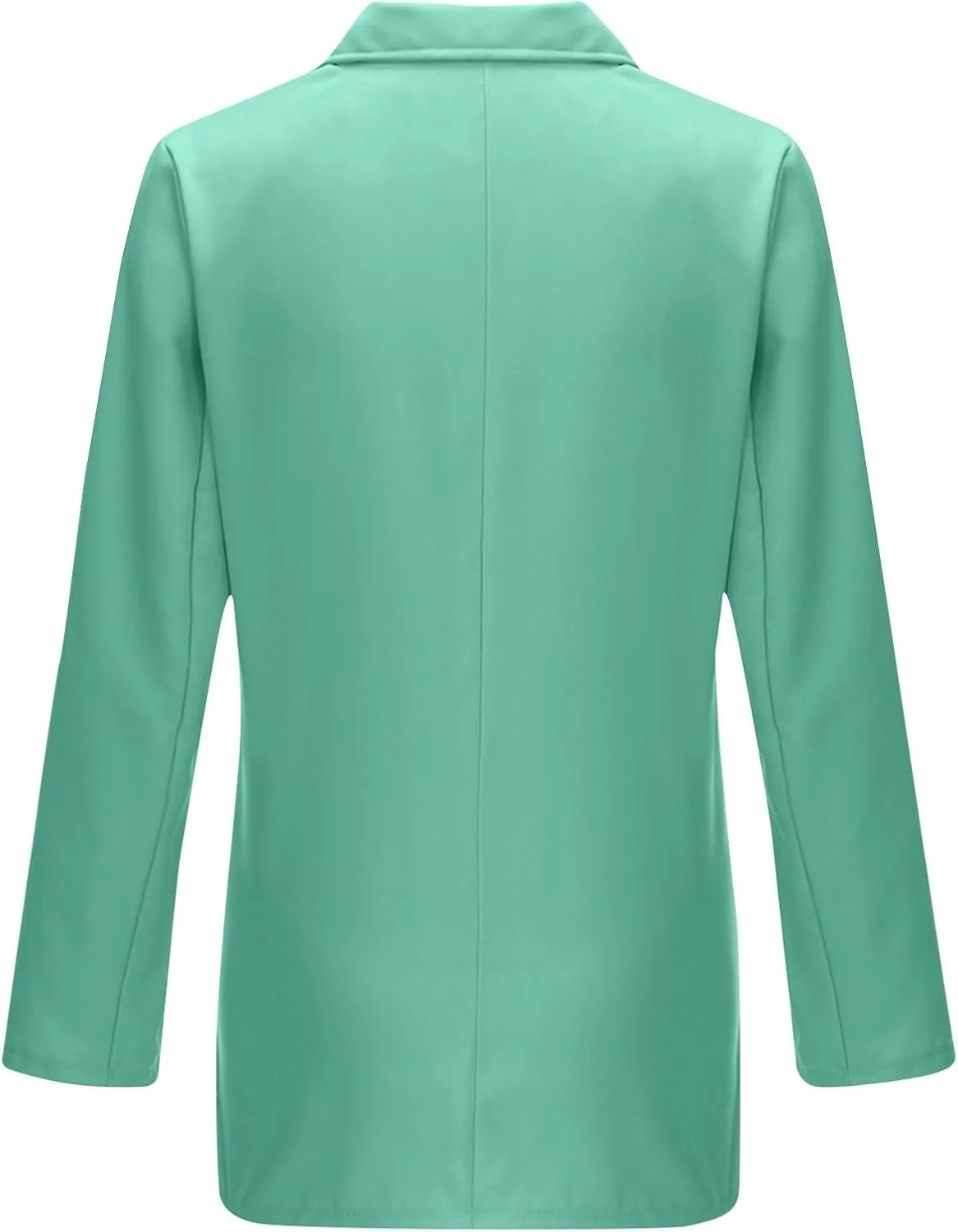 Womens Casual Blazer 2025 Long Sleeve Open Front Work Office Suit Jackets Lapel Button Blazer Jackets with Pockets