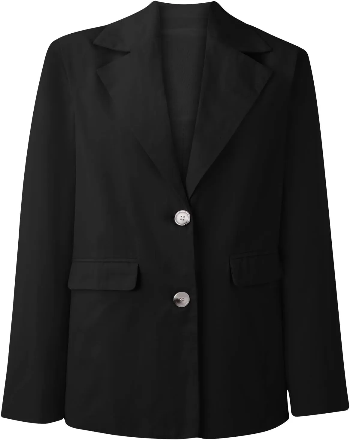 Womens Casual Blazer Jacket Oversized Long Sleeve Open Front Solid Work Office Blazer Casual Elegant Suit Jackets