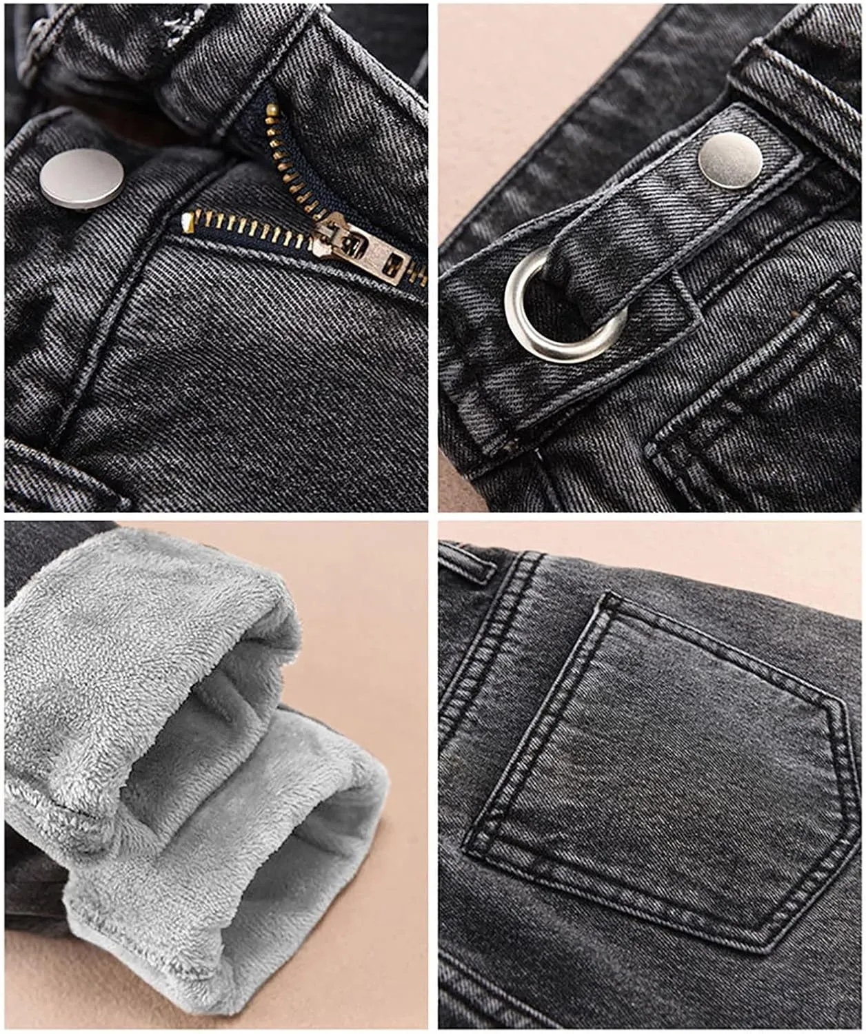 Womens Classic High Waisted Skinny Stretch Butt Lifting Jeans Slim Fit Denim Pants