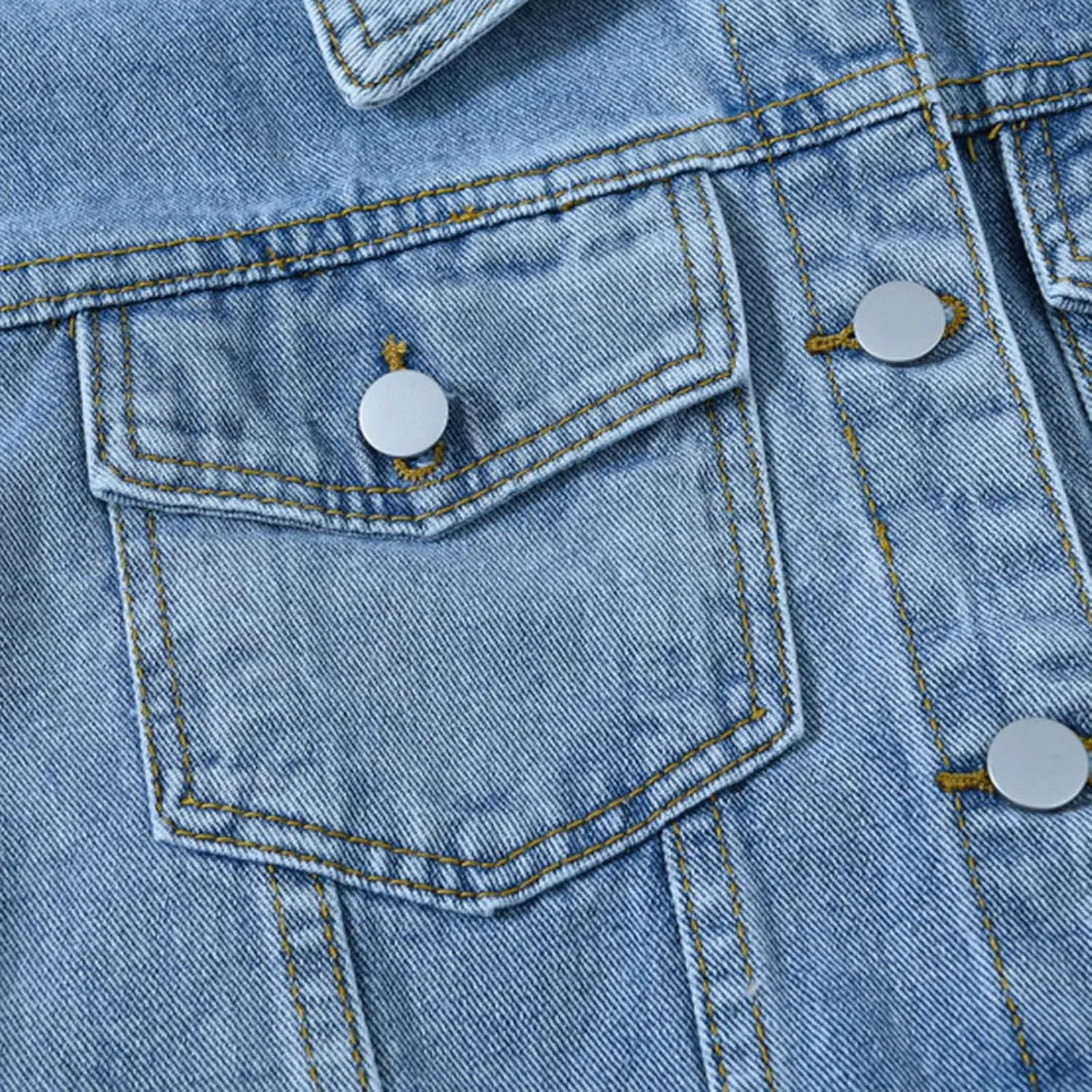 Womens Denim Jacket Relaxed Fit Casual Jean Trucker Jacket Denim Crop Jacket for Women Womens Coat