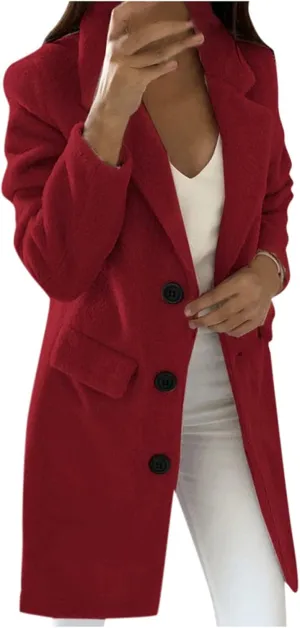 Womens Fall Fashion 2024 Long Cardigan Sweaters Tops Knit Open Front Lapel Knee Length Cardigan Coat with Pockets
