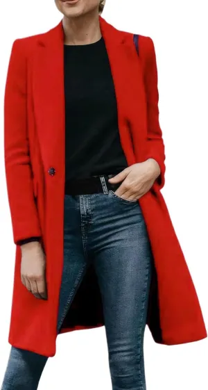 Womens Fall Fashion 2024 Open Front Coatigan Sweater Long Sleeve Casual Knit Lapel Cardigan Coat with Pockets
