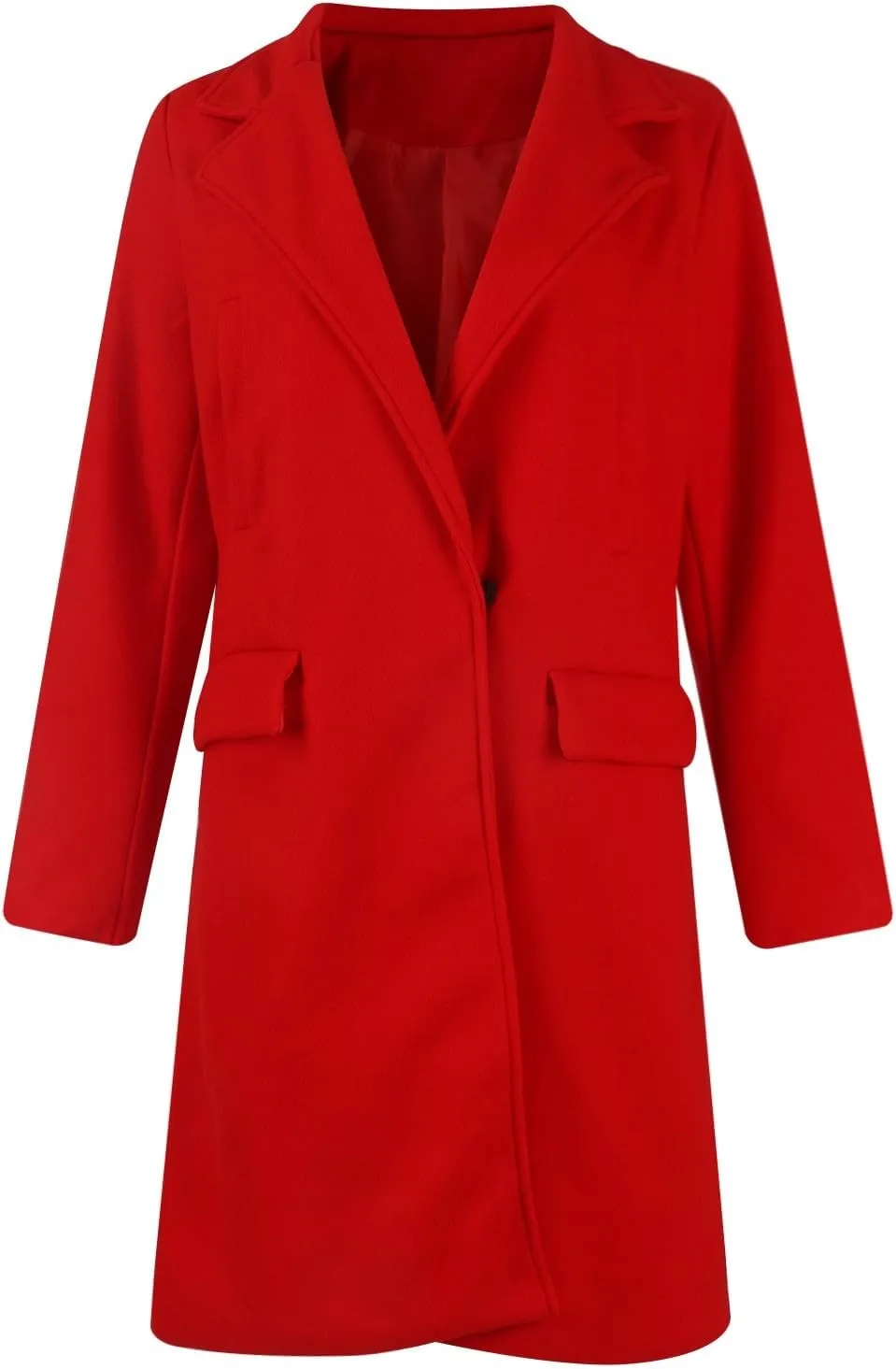 Womens Fall Fashion 2024 Open Front Coatigan Sweater Long Sleeve Casual Knit Lapel Cardigan Coat with Pockets