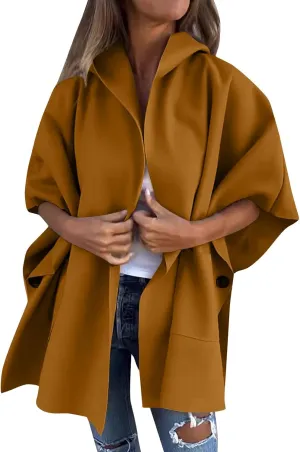 Womens Fall Fashion 2024 Oversized Dressy Cardigans Long Lightweight Coat Fall Sweater Jacket Outerwear with Pockets