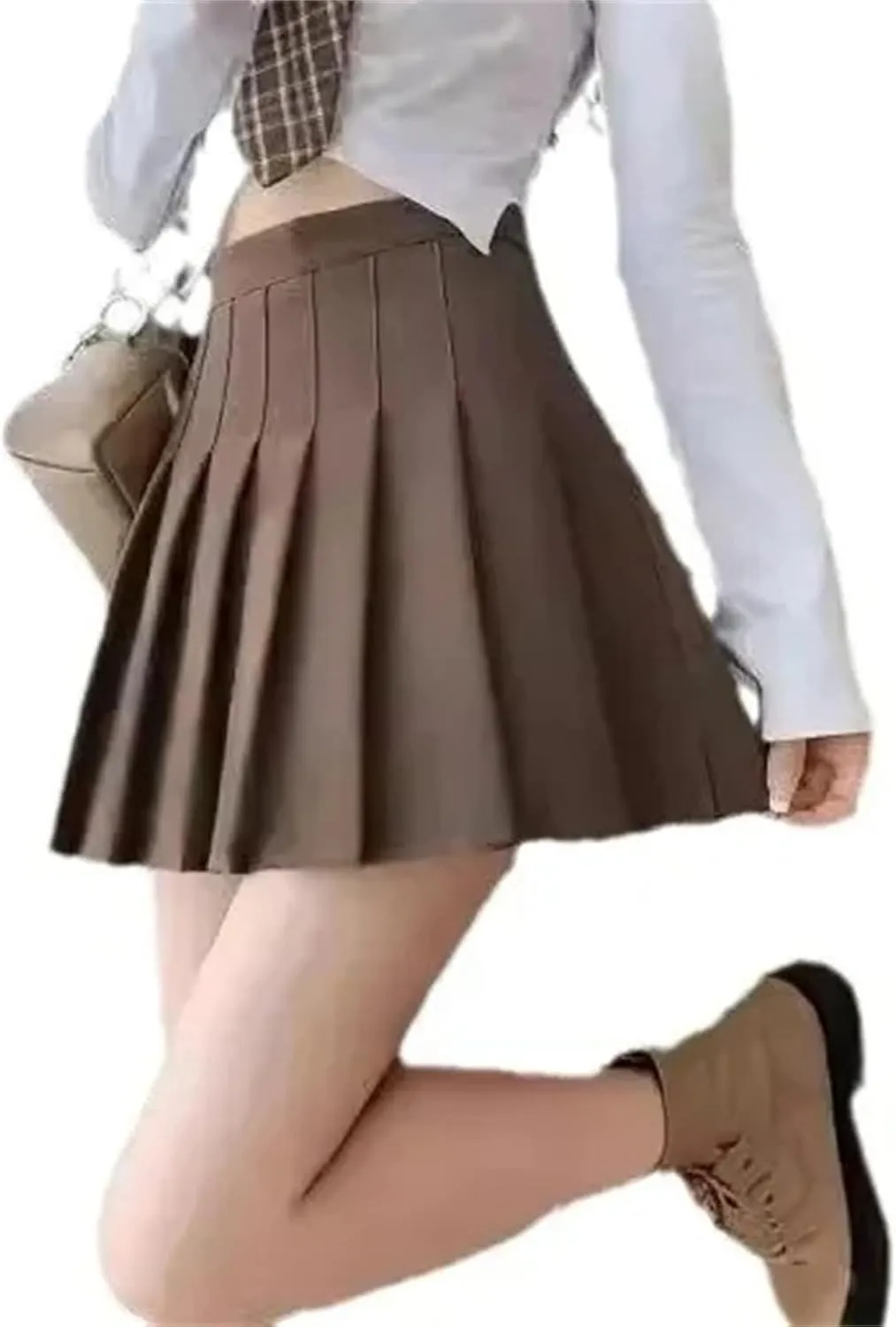 Women's High Waist Mini Skirt Shorts  Sexy Pleated Skirt for Ladies Shorts High Waisted Skorts