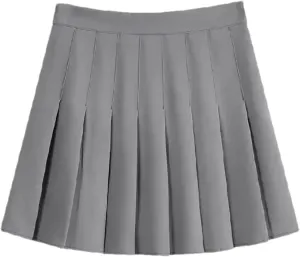 Women's High Waist Mini Skirt Shorts  Sexy Pleated Skirt for Ladies Shorts High Waisted Skorts