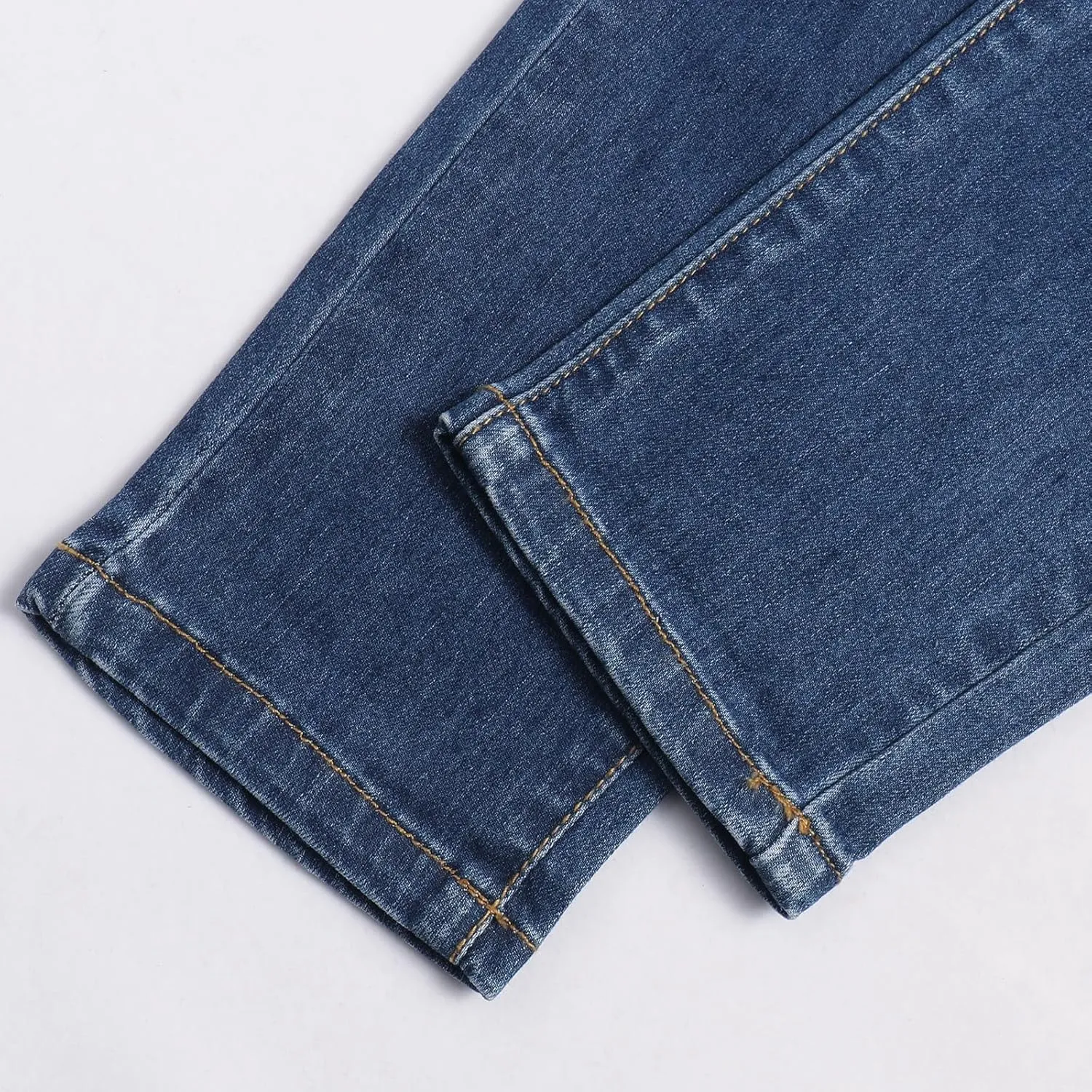 Women's Jeans Skinny High Waisted Stretchy Jeans with Pockets Slim Fit Denim Leggings for Women Tummy Control Dark Blue