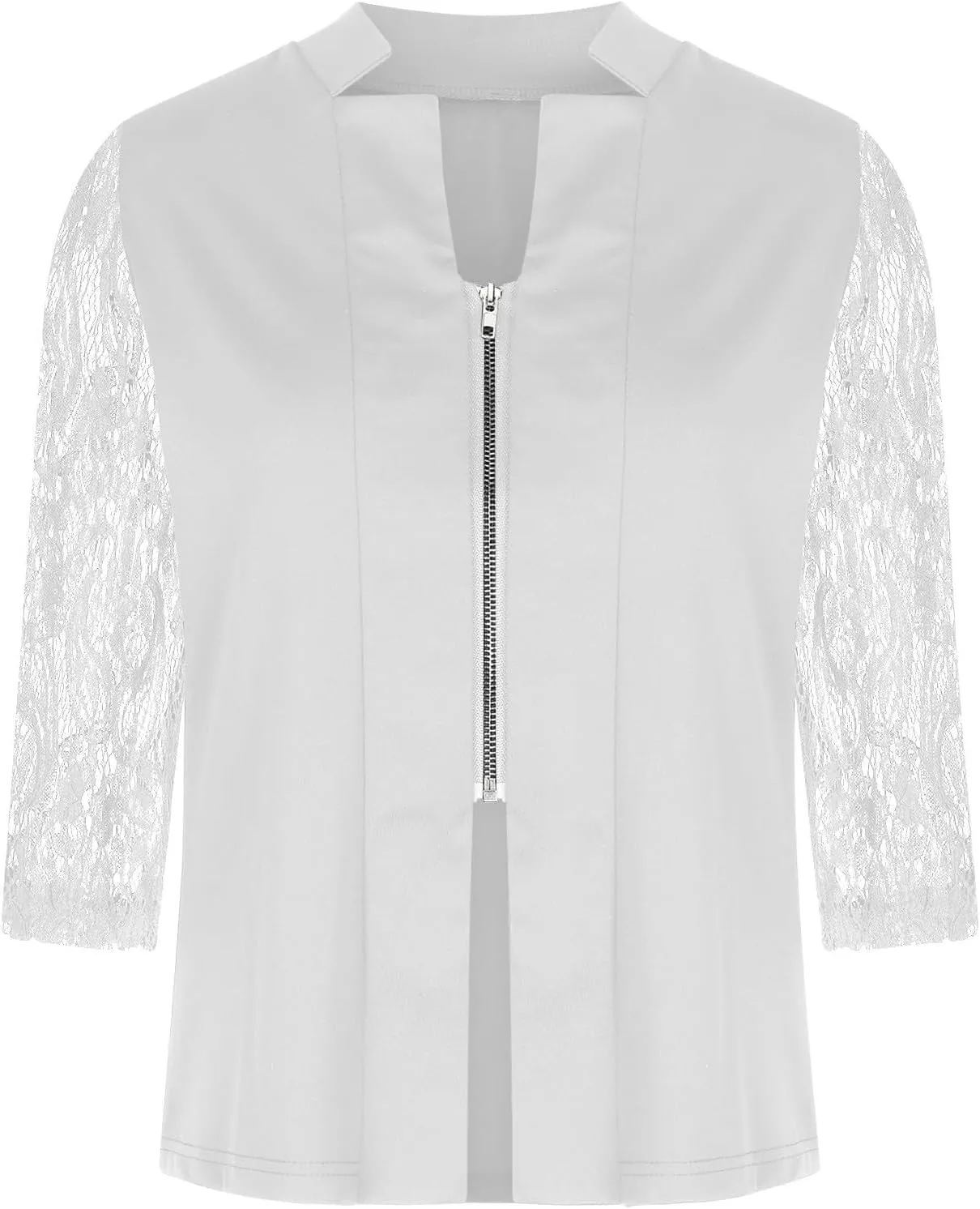 Womens Lace Hollow Out Blazers Half Sleeve Petite Blazer Dressy Casual Professional Clothes Trendy Clothing