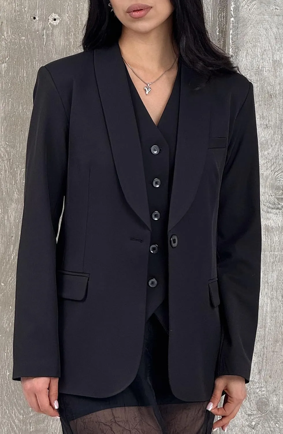Womens Long Blazers for Work Slim Fit Jackets Casual Tailored Blazer for Women Business Office Lightweight Jacket