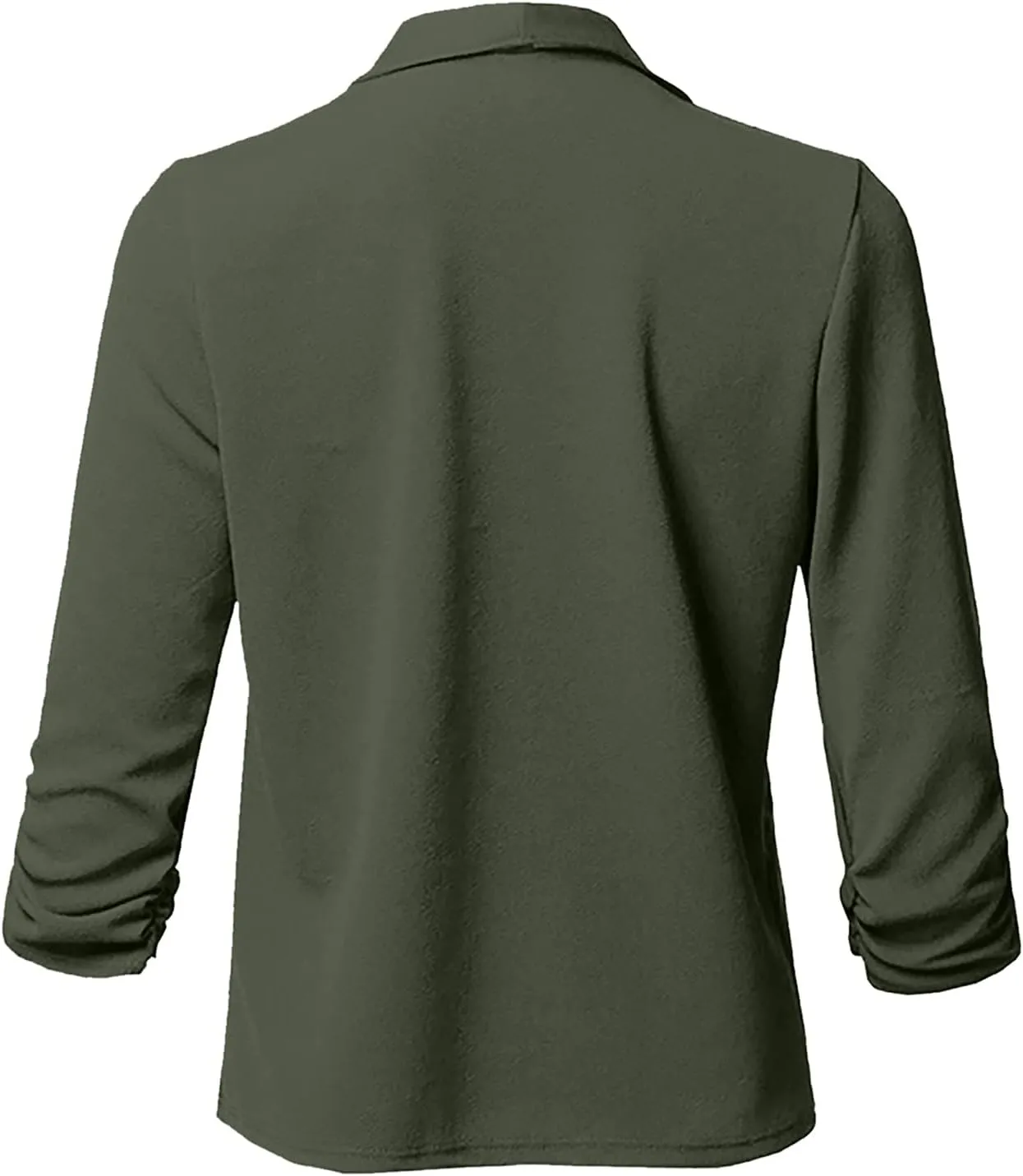 Women's Oversized Blazer Color Solid Open Front Cardigan Long Sleeve Casual Jacket Coat Casual Blazer