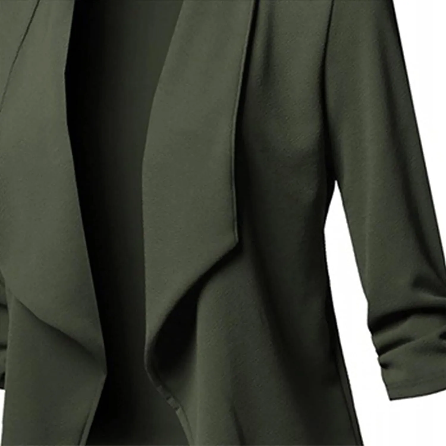 Women's Oversized Blazer Color Solid Open Front Cardigan Long Sleeve Casual Jacket Coat Casual Blazer
