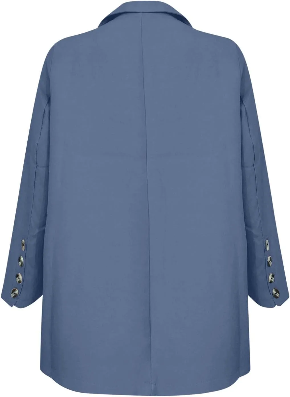 Women's Spring/Fall Two Piece Outfits Dressy Blazer Jacket and Wide Leg Pants Pockets Business Casual Office Suit Sets