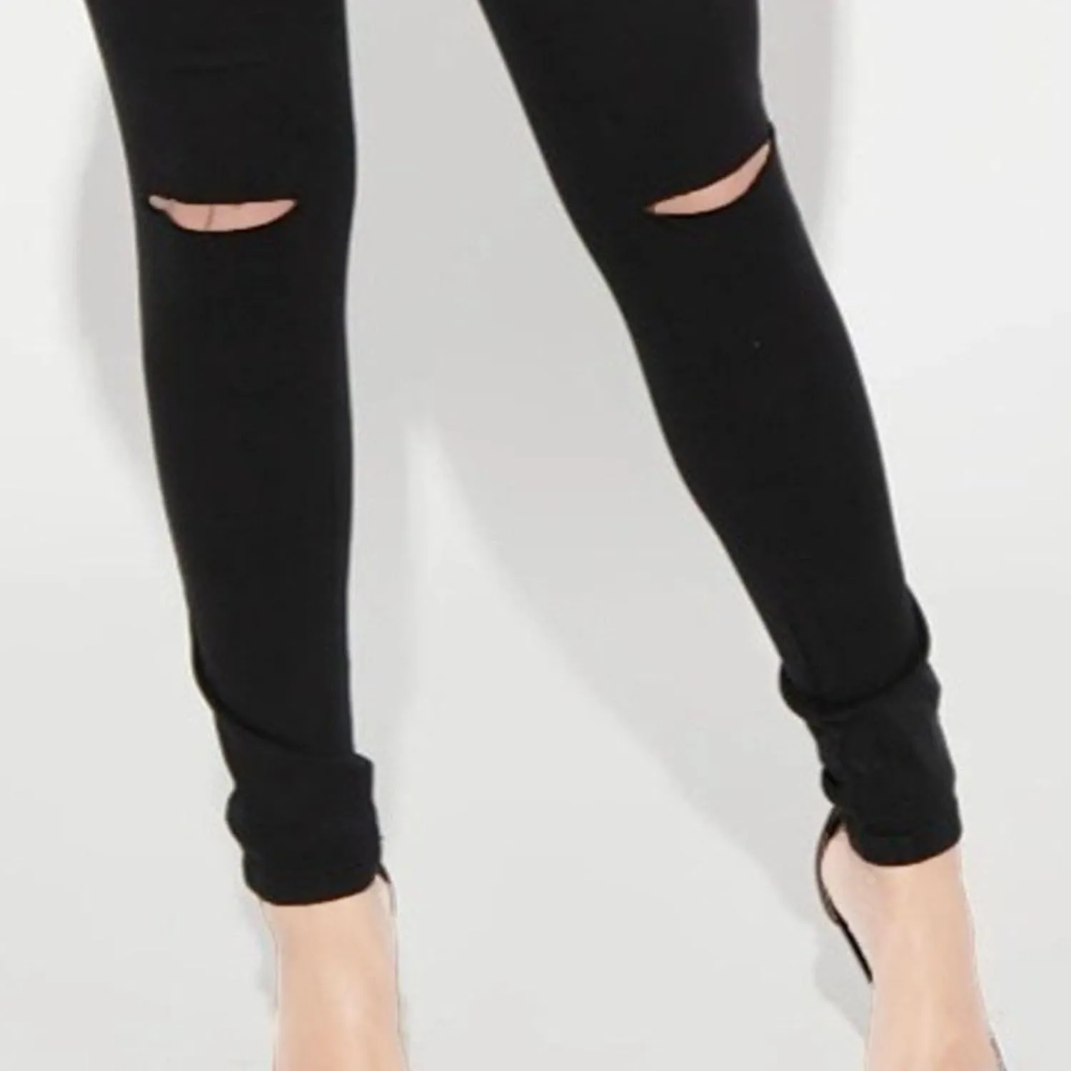 Women's Stretchy Destroyed Stylish Jeans Slim Fit High Waisted Casual Denim Pants Ripped Skinny Outdoor Jeans