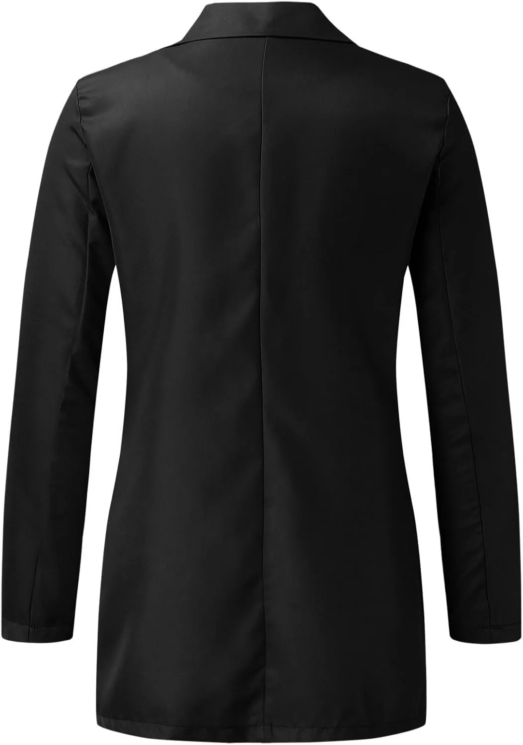 Women's Summer Blazer Button 3/4 Sleeve Pocket Lapel Elegant Trendy Convenient Soft Comfy Fashion Lightweight