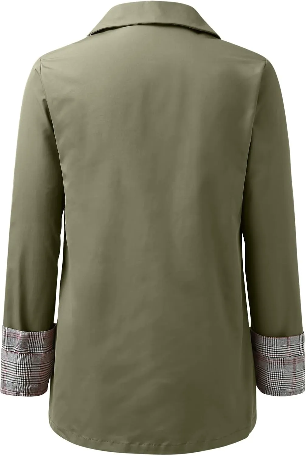 Women's Summer Blazer Button Long Sleeve Pocket Lapel Elegant Trendy Convenient Solid Color Stylish Suit Jackets