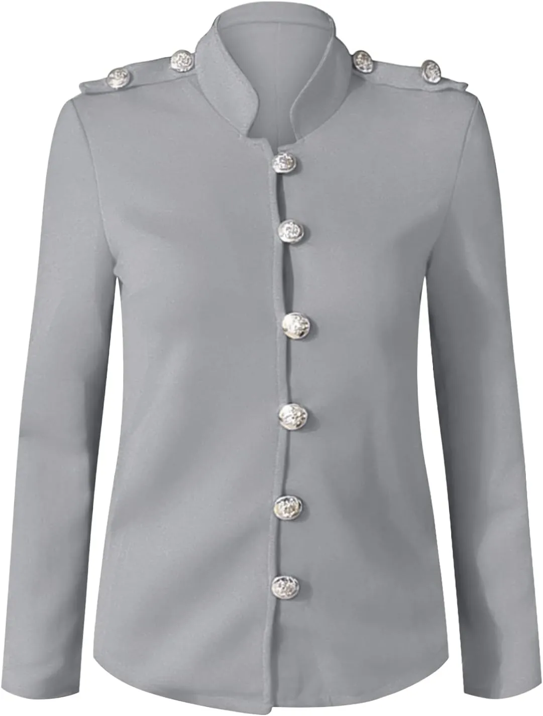 Women's Summer Blazer Button Long Sleeves Comfort Fit Elegant Temperament Comfy Dressy Trendy Suit Jackets