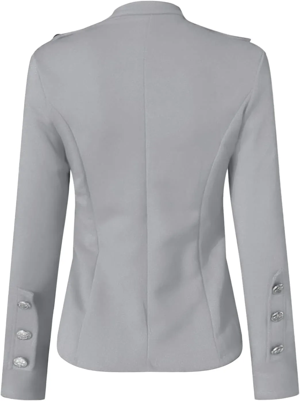 Women's Summer Blazer Button Long Sleeves Comfort Fit Elegant Temperament Comfy Dressy Trendy Suit Jackets