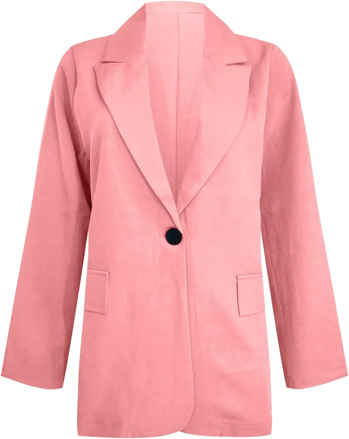 Women's Summer Blazer Lapel Sleeveless Pocket Dressy Casual Business Outdoor Soft Comfy Fashion Suit Jackets