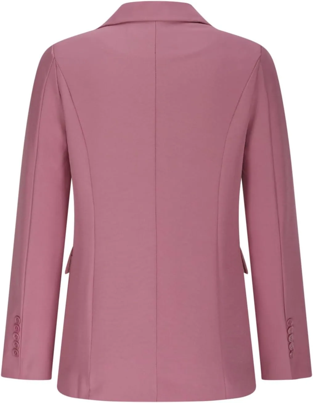Women's Work Office Blazer Business Casual Lightweight Jackets Long Sleeve Open Front Slim Fit Button Lapel Blazer