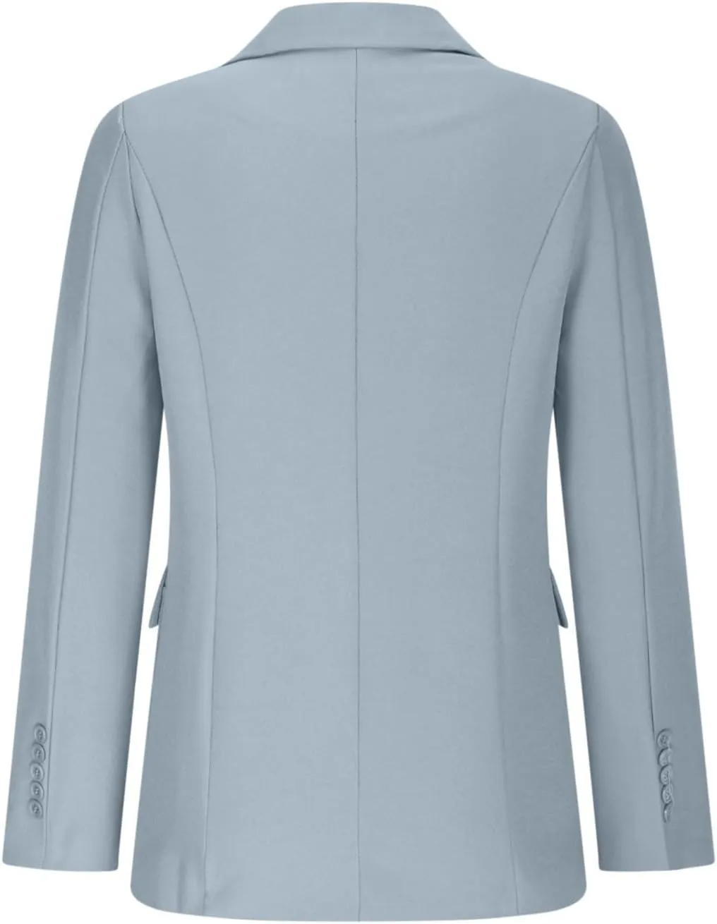 Women's Work Office Blazer Business Casual Lightweight Jackets Long Sleeve Open Front Slim Fit Button Lapel Blazer