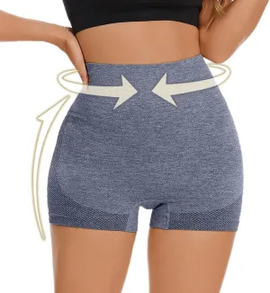Workout Shorts for Women High Waist Seamless Scrunch Shorts Butt Lifting Booty Biker Shorts Exercise Fitness Shorts