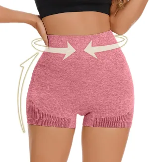 Workout Shorts for Women High Waist Seamless Scrunch Shorts Butt Lifting Booty Biker Shorts Exercise Fitness Shorts