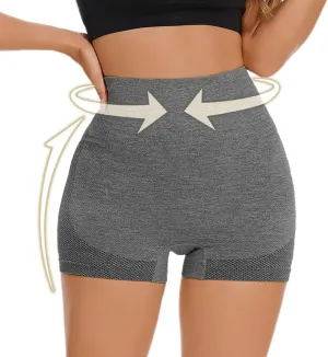 Workout Shorts for Women High Waist Seamless Scrunch Shorts Butt Lifting Booty Biker Shorts Exercise Fitness Shorts