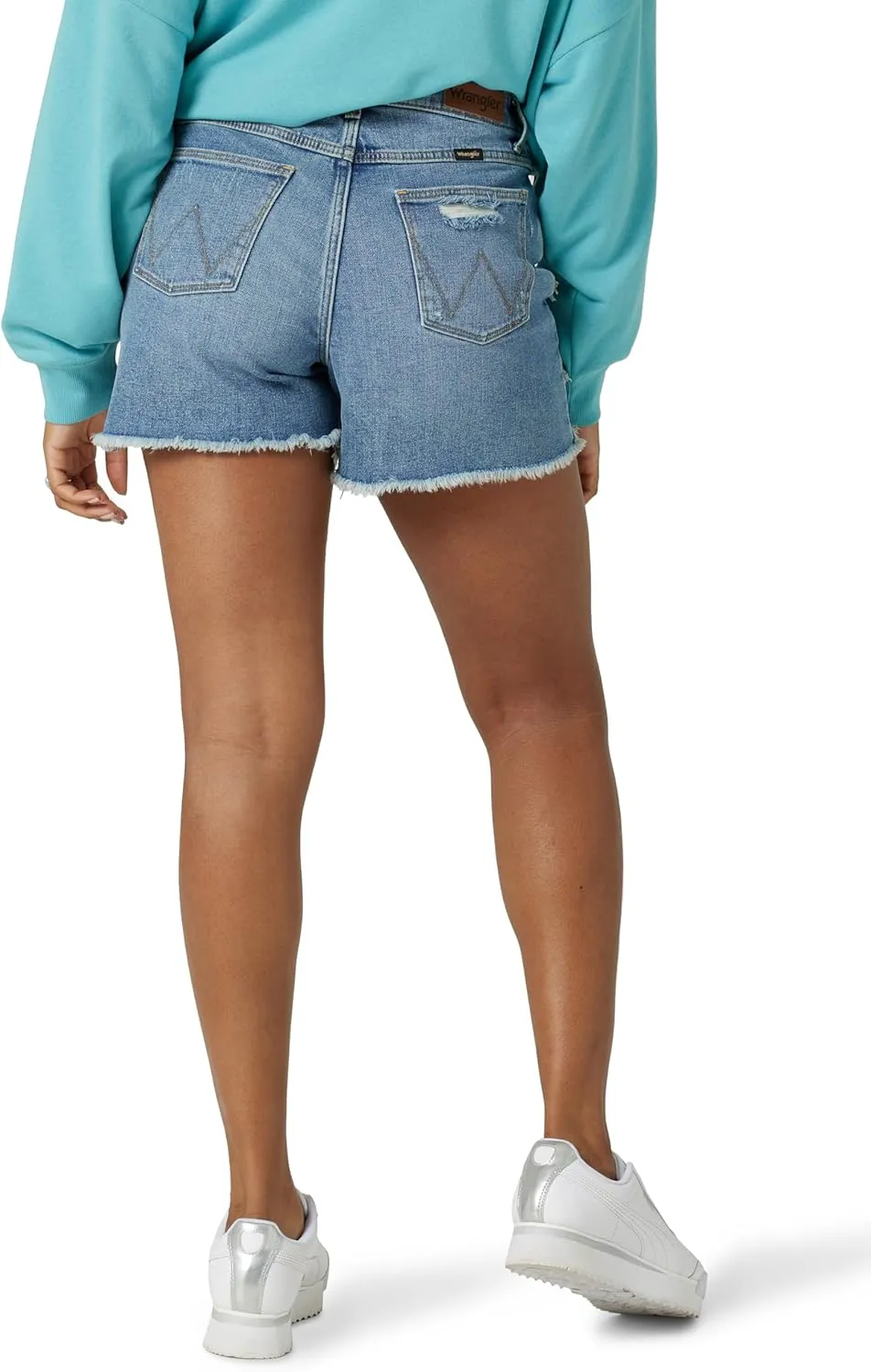 Wrangler Women's 4" Fray Jean Short