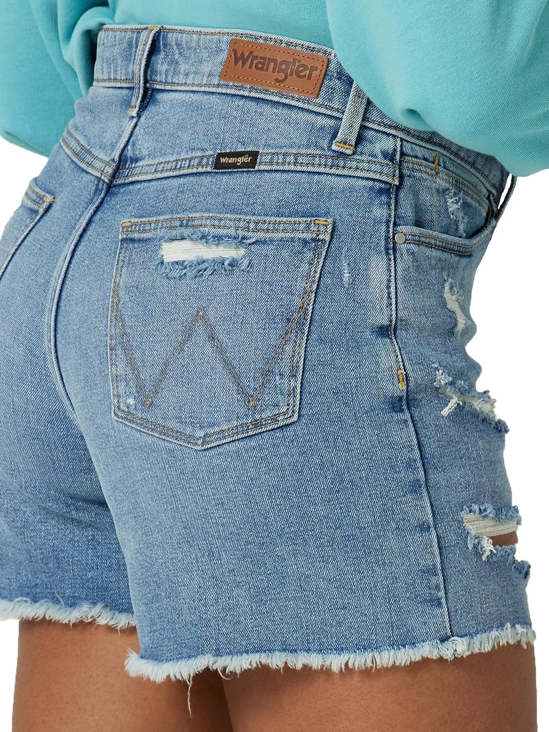 Wrangler Women's 4" Fray Jean Short