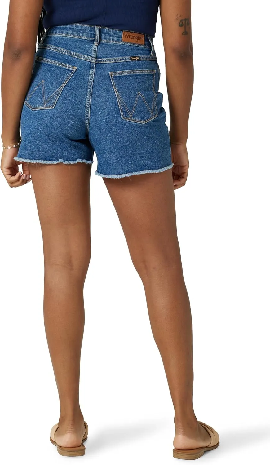 Wrangler Women's 4" Fray Jean Short