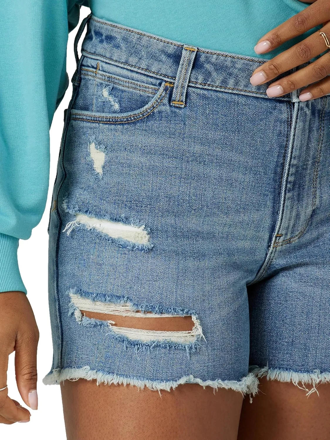 Wrangler Women's 4" Fray Jean Short