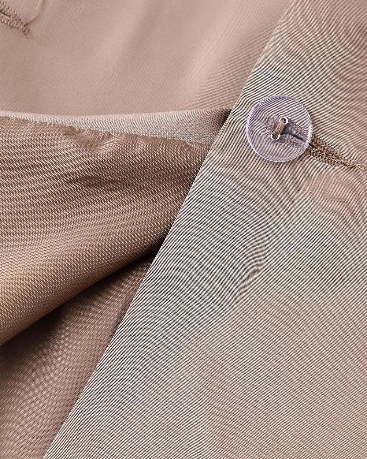 Xintianji Women Satin Causal Blazers - Long Sleeve Loose Fit Suit Button Front Work Blazer Jackets